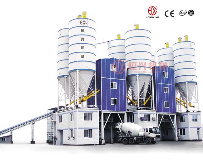HZS商品混凝土(tǔ)攪拌站設備(bei)