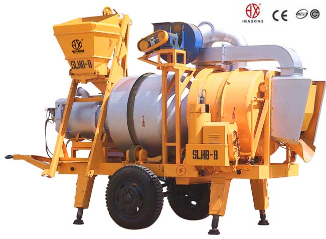 移動雙(shuāng)滾筒間歇式瀝青(qīng)混合料拌和機