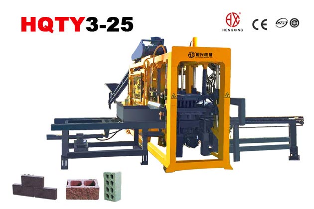 QT3-25砌塊成型機(ji) 小型免燒磚機(jī) 混凝土砌塊磚(zhuān)機
